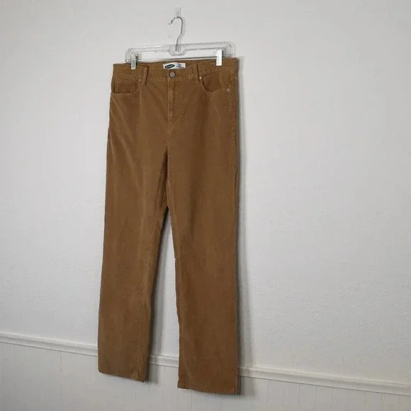 Old Navy Boys Karate Slim Built-In Flex Max Corduroy Pants Sz 18 Plus High Rise - Picture 3 of 16
